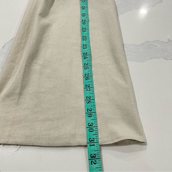 Vintage Nissa Linen Blend Hip Hugger Flared Pant - Picture 14 of 16